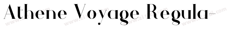 Athene Voyage Regula字体转换
